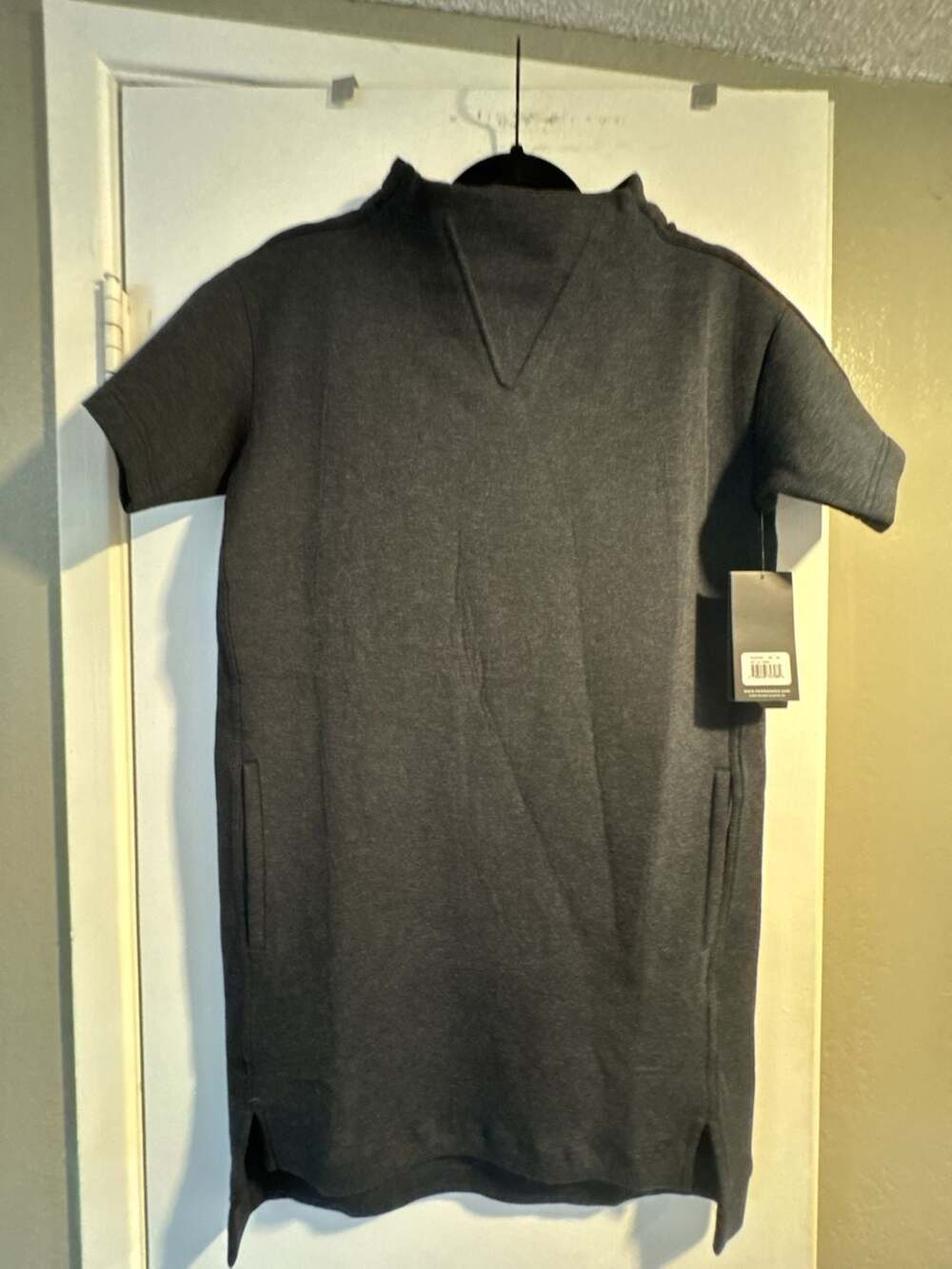 New Balance Relaxed Fit Short Sleeve Mock Neck Dress